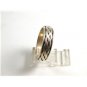 Mans Sterling Silver Spinner / Worry Band Ring Size 14