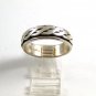 Mans Sterling Silver Spinner / Worry Band Ring Size 14