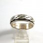 Mans Sterling Silver Spinner / Worry Band Ring Size 14