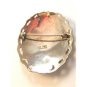 Vintage Siam Sterling Black Niello Enamel Dancer Brooch de