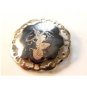 Vintage Siam Sterling Black Niello Enamel Dancer Brooch ab