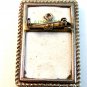 Vintage Limoges Hand Painted Portrait Brooch of a Lady Brooch