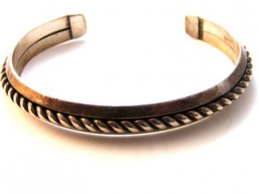 Vintage Sterling Silver Cuff Bracelet
