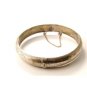 Vintage Engraved Stering Silver Bangle Bracelet