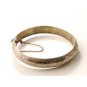 Vintage Engraved Stering Silver Bangle Bracelet