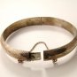 Vintage Engraved Stering Silver Bangle Bracelet