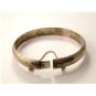 Vintage Engraved Stering Silver Bangle Bracelet