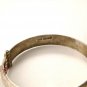 Vintage Engraved Stering Silver Bangle Bracelet