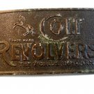 Vintage Colt Revolvers The Worlds Right Arm Belt Buckle Made In U.S.A./