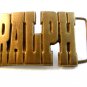 Vintage Solid Brass Ralph Belt Buckle