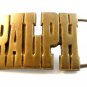 Vintage Solid Brass Ralph Belt Buckle