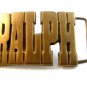 Vintage Solid Brass Ralph Belt Buckle