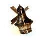 Vintage Sterling Silver Windmill Brooch by Lang