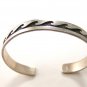 Vintage Native American Sterling Silver Cuff Bracelet