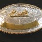Western Silver & Gold 2 Tone Rodeo Cowboy Calf Roping Belt Buckle by Justin