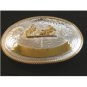 Western Silver & Gold 2 Tone Rodeo Cowboy Calf Roping Belt Buckle by Justin