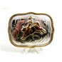 Small Western Cowboy Bull Riding Belt Buckle Silver Strike by 3D