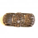Vintage Silver & Marcasites Deco Brooch