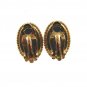 Vintage Clip On Jasperware Earrings by Wedgewood 100214