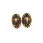 Vintage Clip On Jasperware Earrings by Wedgewood 100214