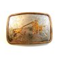Vintage German Silver Calf Roping Western Cowboy Belt Buckle