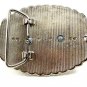 Western Silvertone Green Cowboy on Broncho Belt Buckle #102113s