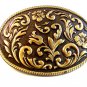 Vintage Western Cowboy Belt Buckle Made in U.S.A.