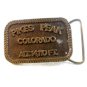 Vintage Pike's Peak Colorado Alt. 14,110 Ft. Belt Buckle