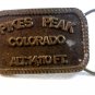 Vintage Pike's Peak Colorado Alt. 14,110 Ft. Belt Buckle