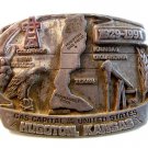1991 Gas Capitol of The U.S. Hugoton KS Belt Buckle by Siskiyou