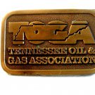 Vintage 1981 TOGA Tennesse Oil & Gas Association Belt Buckle