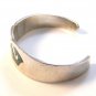Vintage Taxco Mexican Sterling Silver Turquoise Cuff Bracelet