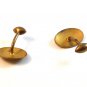 Vintage Gold Tone & Heart Cufflinks