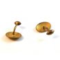 Vintage Gold Tone & Heart Cufflinks
