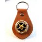 Western Cowboy Rodeo Key Chain with Silver & Gold Tone Star
