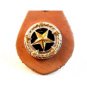 Western Cowboy Rodeo Key Chain with Silver & Gold Tone Star