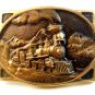 Vintage 1976 Heritage Mint American Train Locomotive Belt Buckle
