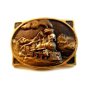 Vintage 1976 Heritage Mint American Train Locomotive Belt Buckle
