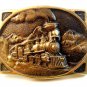 Vintage 1976 Heritage Mint American Train Locomotive Belt Buckle
