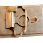 Vintage Silver Tone 18 Wheeler Belt Buckle