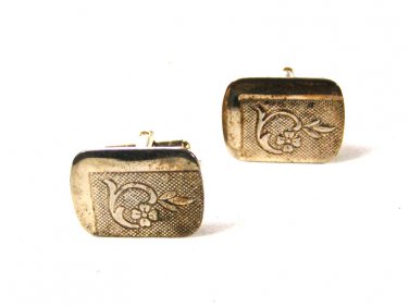 Vintage Silvertone Cufflinks Unbranded 71515ee