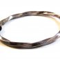 Vintage Sterling Silver Flex Twist Bangle Bracelet