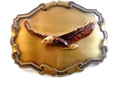 Vintage Raintree American Eagle Belt Buckle