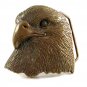 1978 Eagle Head Solid Brass Belt Buckle 11072013