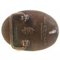 Small Vintage Horse Head Brass Belt Buckle by Award Designs