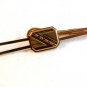 Vintage Art Deco Gold ToneTie Clasp