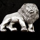 Lion Pewter Belt Buckle by KEV Made in USA 6514 Old New Stock