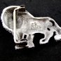 Lion Pewter Belt Buckle by KEV Made in USA 6514 Old New Stock
