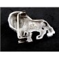 Lion Pewter Belt Buckle by KEV Made in USA 6514 Old New Stock
