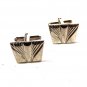 1950's - 60's Silvertone Mid Century Modern Cufflinks Unbranded 71515